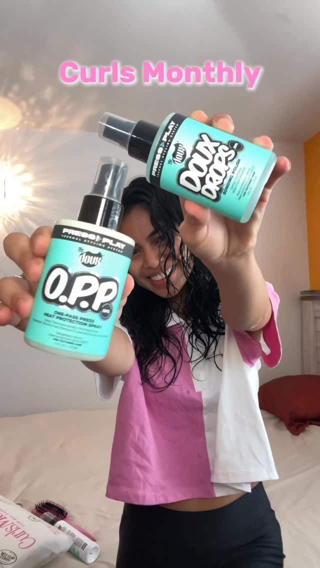 Instagram post by @keilanihair for Curls Monthly. Caption reads: [...] curly girlies made EASY thanks to....