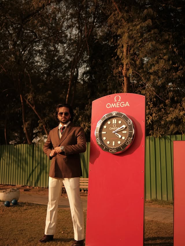 Instagram post by @harsh.pandit for Mercedes-Benz. Caption reads: [...] #MercedesGolfCup #MercedesIndia....