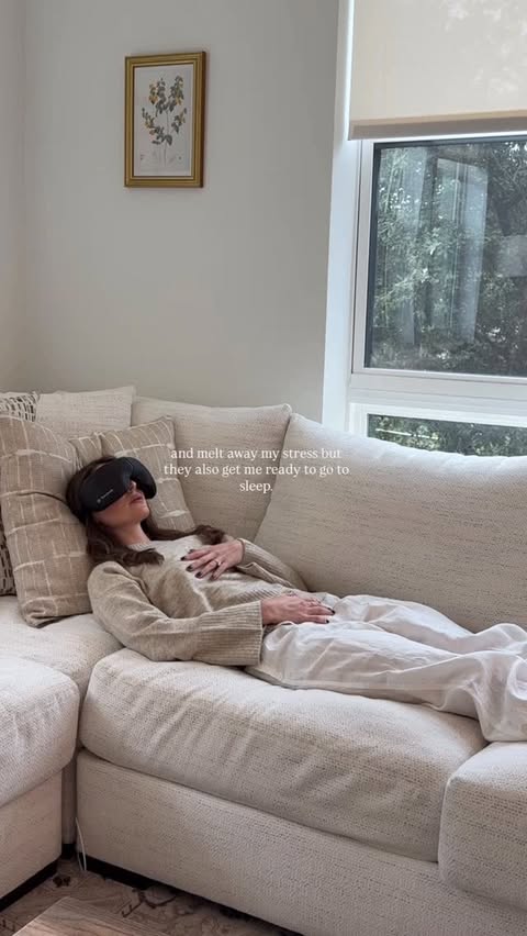 Instagram post by @the.dailyrule for Therabody. Caption reads: [...] have been loving the SmartGoggles from....