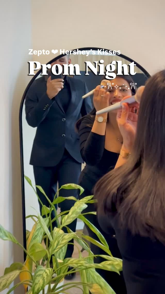 Instagram post by @therishwatshow for Hersheyland. Caption reads: No one told us prom nights are so magical ✨🪩 What....