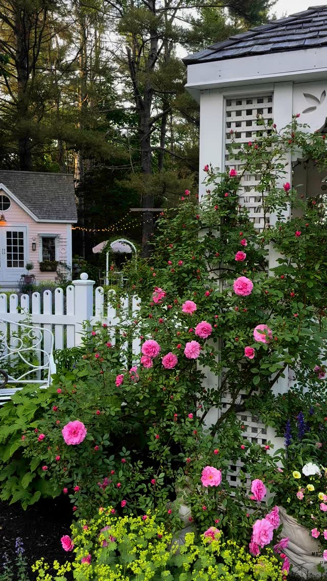 Instagram post by @clark.cottage.gardens for Country Living. Caption reads: So thankful I grew up with the best mother who....