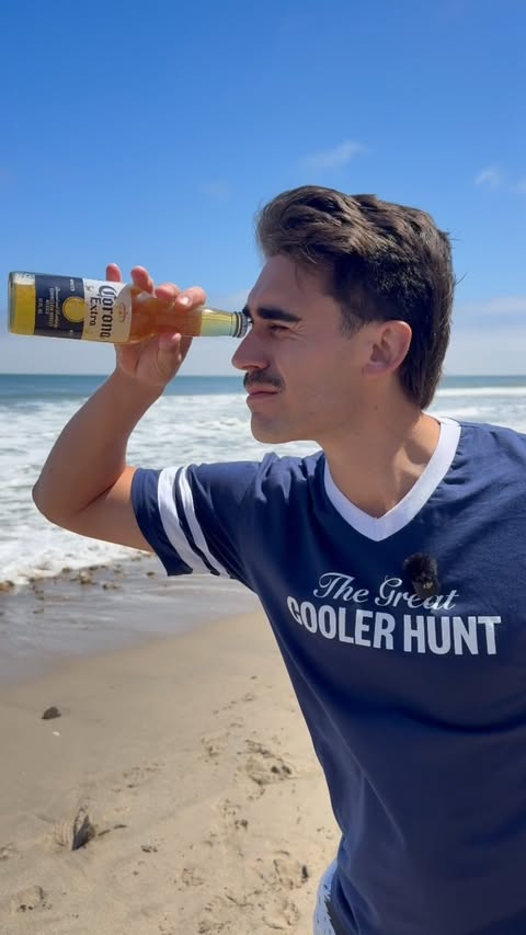 Instagram post by @riyrod for Corona USA. Caption reads: [...] where prohibited. Eligibility/Rules:....