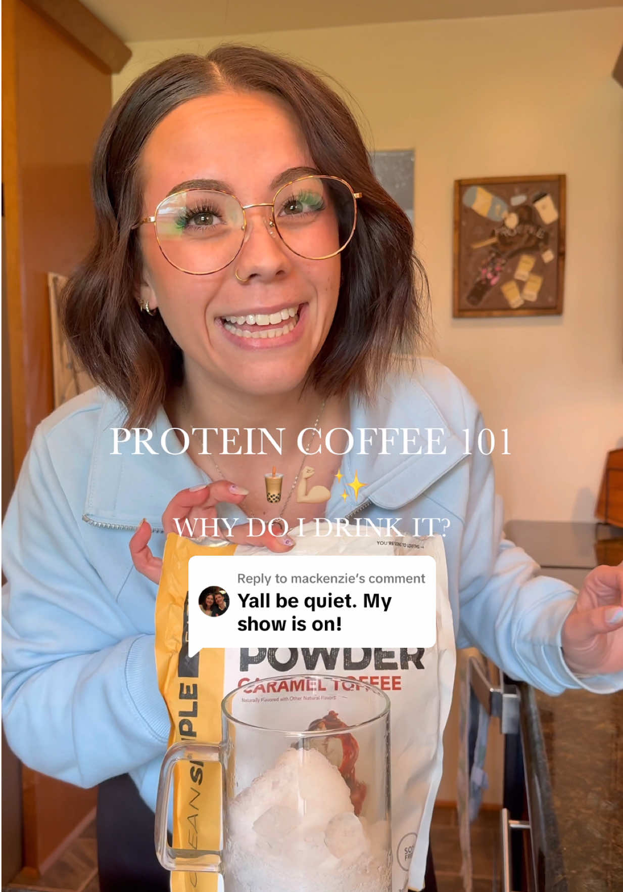 TikTok post by @jenna_bariatricbestie for Clean Simple Eats. Caption reads: [...] excited for my custom @Clean Simple Eats....
