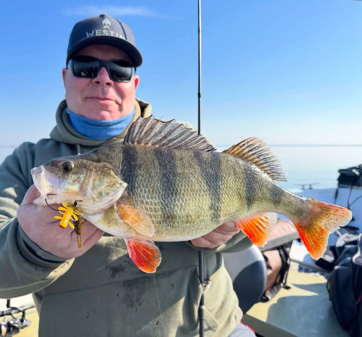 Instagram post by @jorgen_westinfishing for Garmin. Caption reads: [...] @westinfishing @garminsweden @garmin....