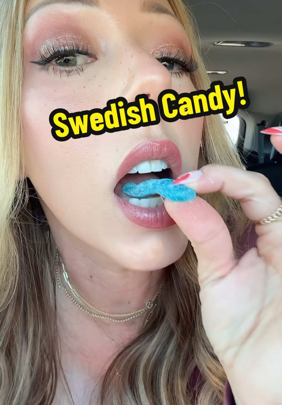 TikTok post by @the1moxie for Scandycandy. Caption reads: @ScandyCandy #scandycandy #swedishcandy [...].