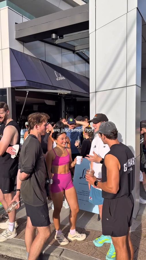 Instagram post by @ameliajlockley for Rexona. Caption reads: Proof you can be sweaty and smell good....