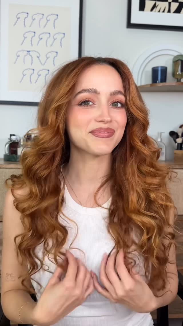 Instagram post by @kathleenlights for Ghd Hair. Caption reads: #ad The new @ghd_northamerica Chronos Curve Wand....