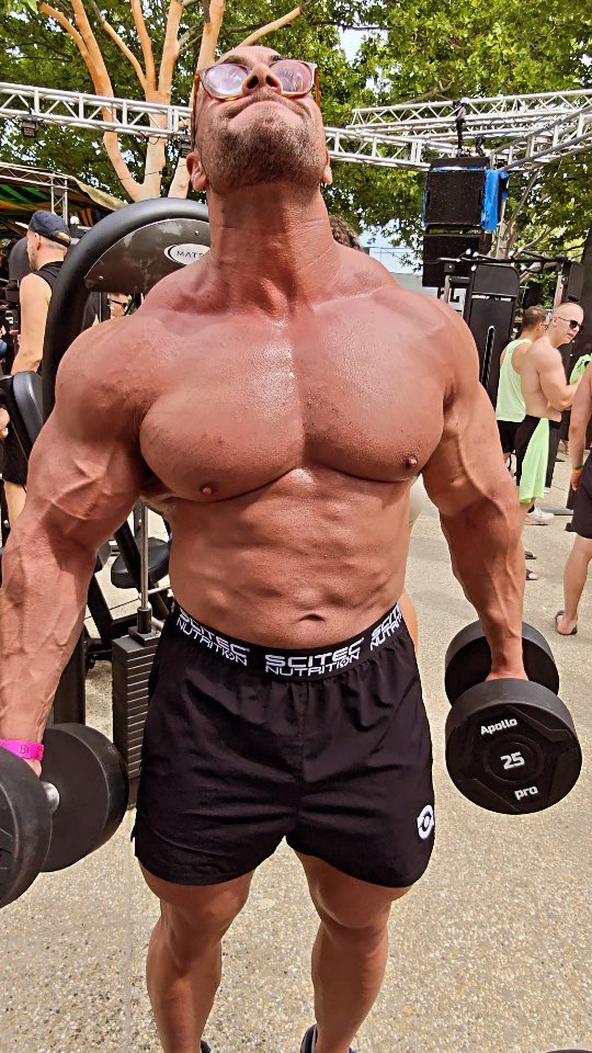 Instagram post by @nagyzsolt584 for Scitecpro. Caption reads: | Consistency is key .. 💪🏼 |

#bicepsworkout....