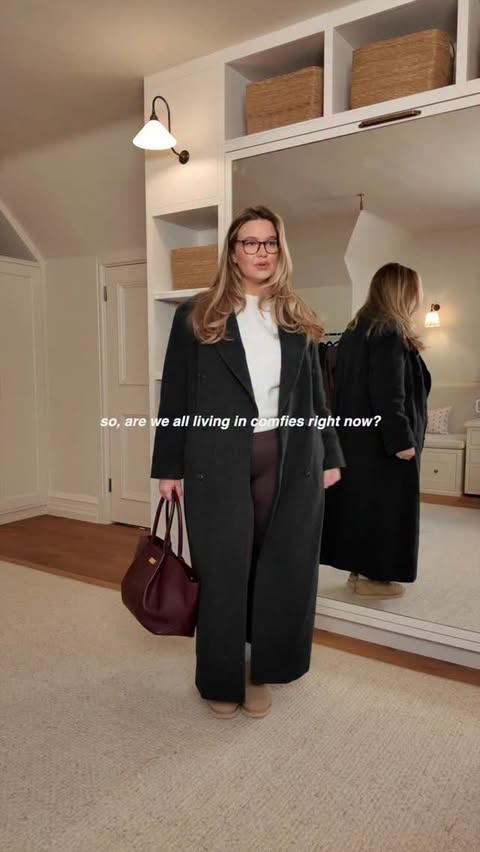 Instagram post by @molliecampsie for The Couture Club. Caption reads: [...] months of being comfy - I’m wearing....