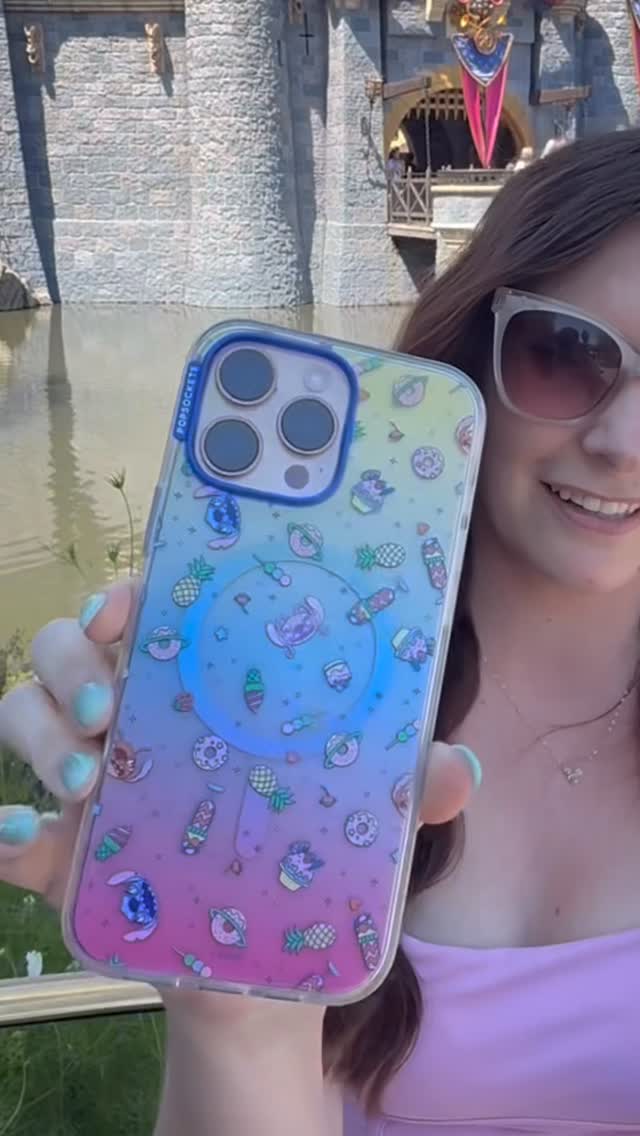 Instagram post by @the.worden.fam for PopSockets. Caption reads: PopSockets just sent over the cutest Stitch....