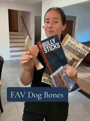 TikTok post by @kellyjalayne for Mighty Paw. Caption reads: [...] bones that I’d definitely buy again! @Mighty....