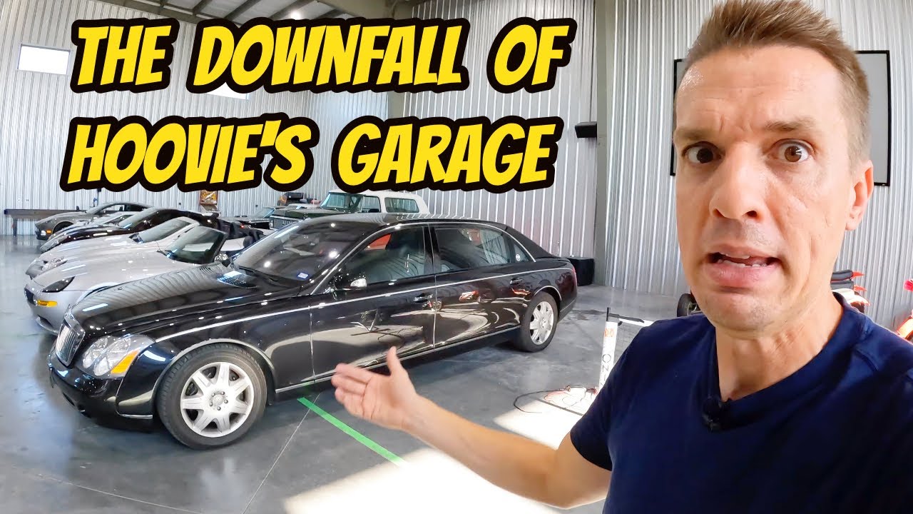 YouTube post by @HooviesGarage for Keeps. Caption reads: SELLING ONE OF MY SUPERCARS after the value of my....