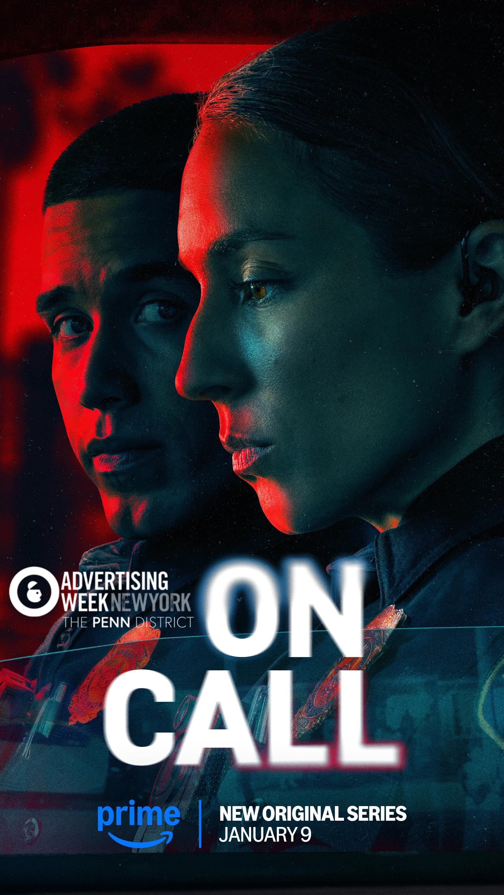 Instagram post by @richtingworld for Adweek. Caption reads: ON CALL is coming to New York Advertising Week....