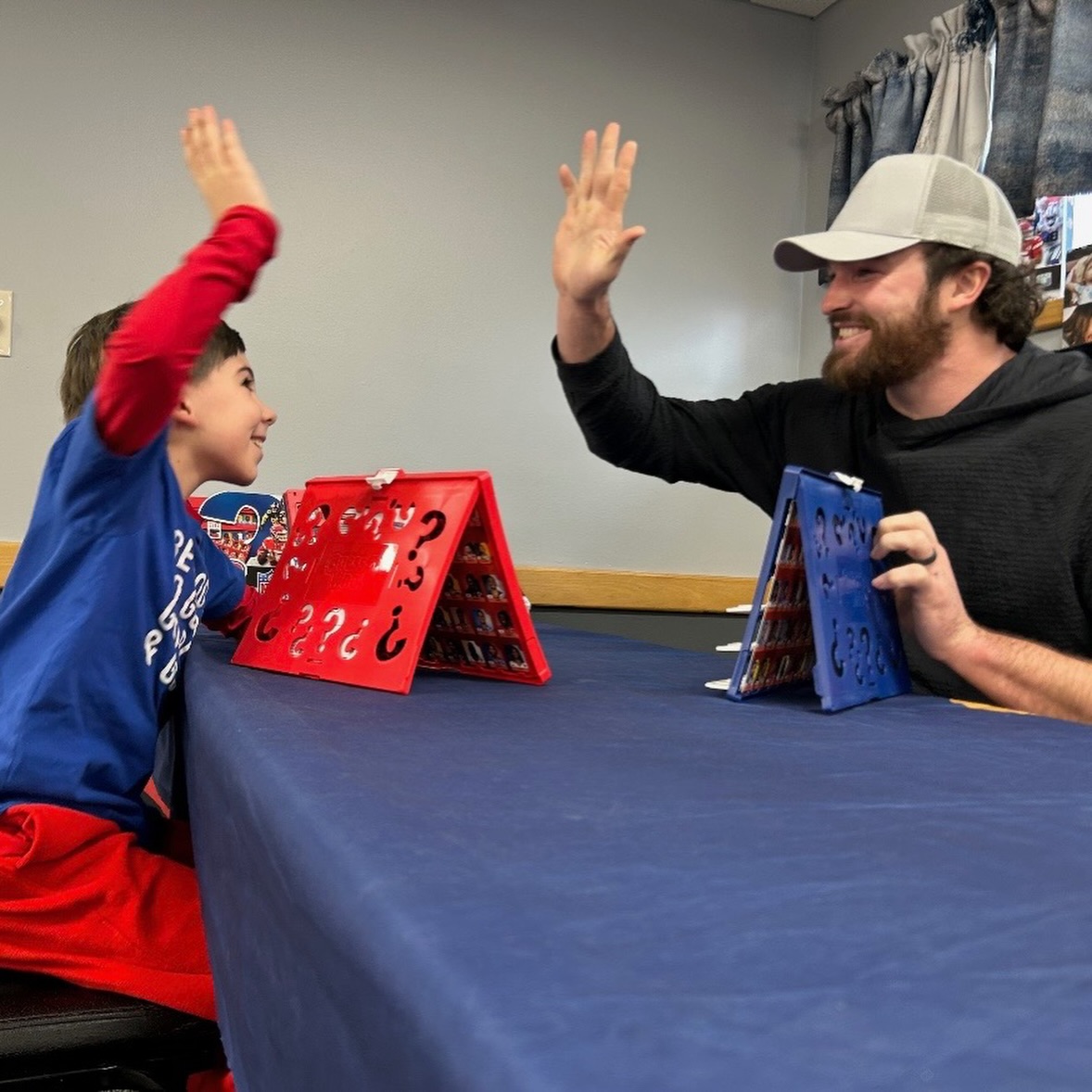 Instagram post by @dawsonknox for Hasbro. Caption reads: [...] smiles were even better.

Big thanks to....