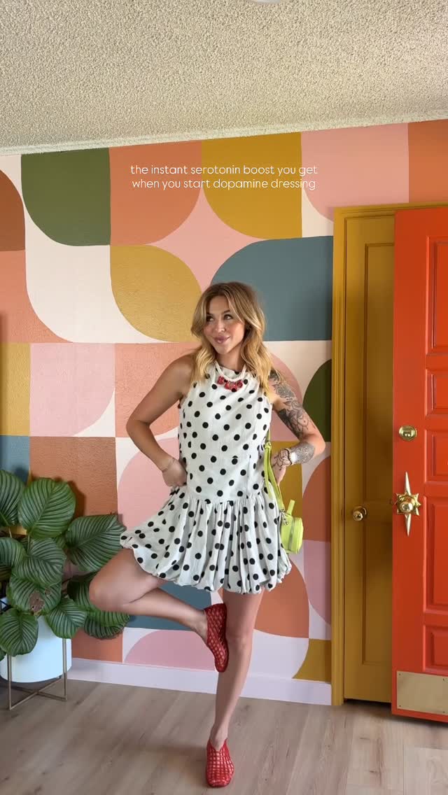 Instagram post by @shophenly for TJ Maxx. Caption reads: A sad beige mom? I could never 😆🤭 today’s ootd....