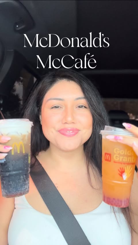 Instagram post by @wearecentralflorida for Orlando Collabs. Caption reads: @mcdonalds has me trying the new beverage lineup....