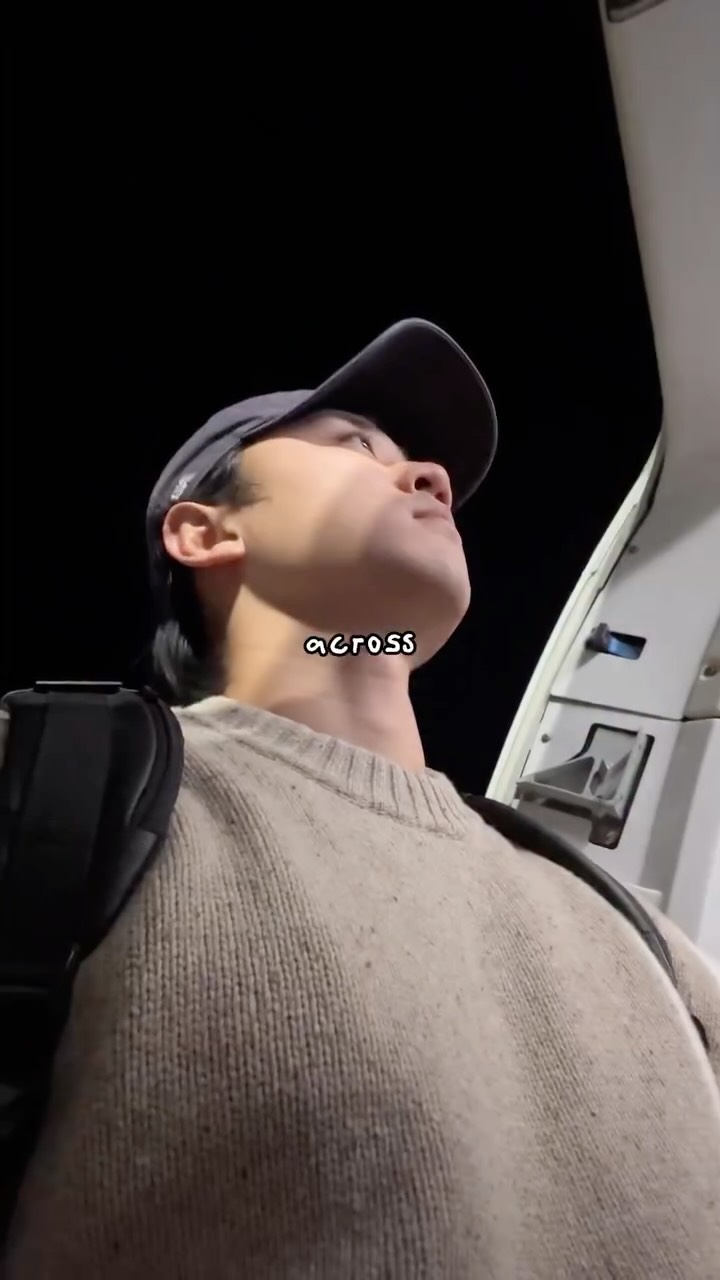 Instagram post by @thetonyrhee for QV Skincare. Caption reads: 10 flights. 5 countries. Countless time zones.....