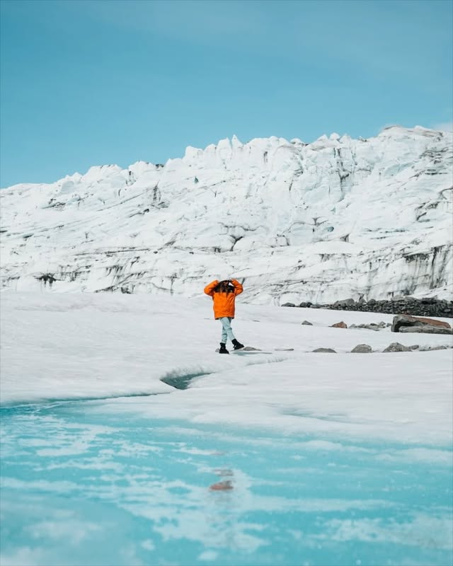 Instagram post by @travelifejournal for Celebrity Cruises. Caption reads: [...] Glacier 📍 Juneau 📍 Ketchikan....