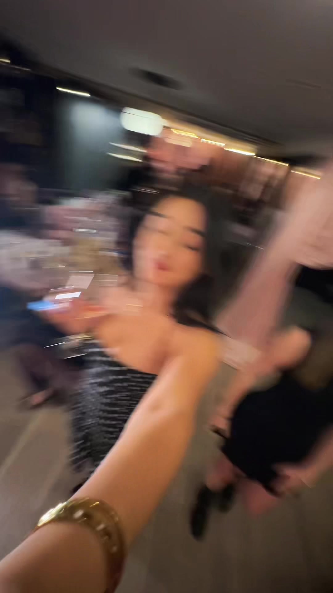 TikTok post by @saharrooo for impressbeauty. Caption reads: the house tour 🎀 @imPRESS Nails @imPRESS Lashes....