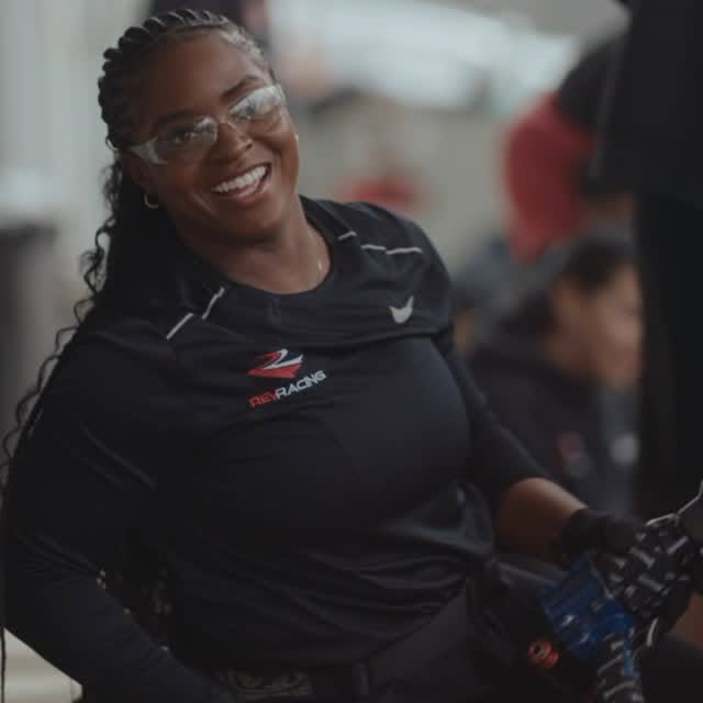 Instagram post by @brehannadaniels for Hibbett. Caption reads: Life comes at you fast 🏁

The opportunity of a....