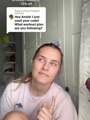 TikTok post by @anniebea1e for Shreddy. Caption reads: Replying to @Chiara Turbiglio my current @SHREDDY....