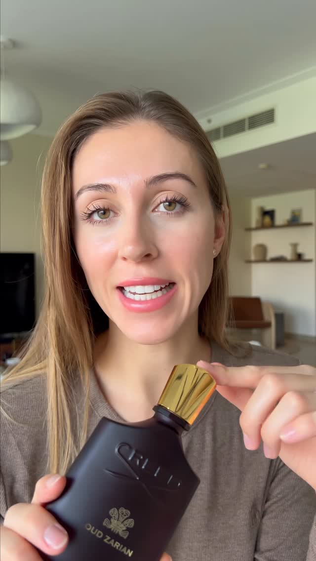 Instagram post by @demi.rawling for Creed Fragrance. Caption reads: Power and softness in perfect balance - Oud Zarian....