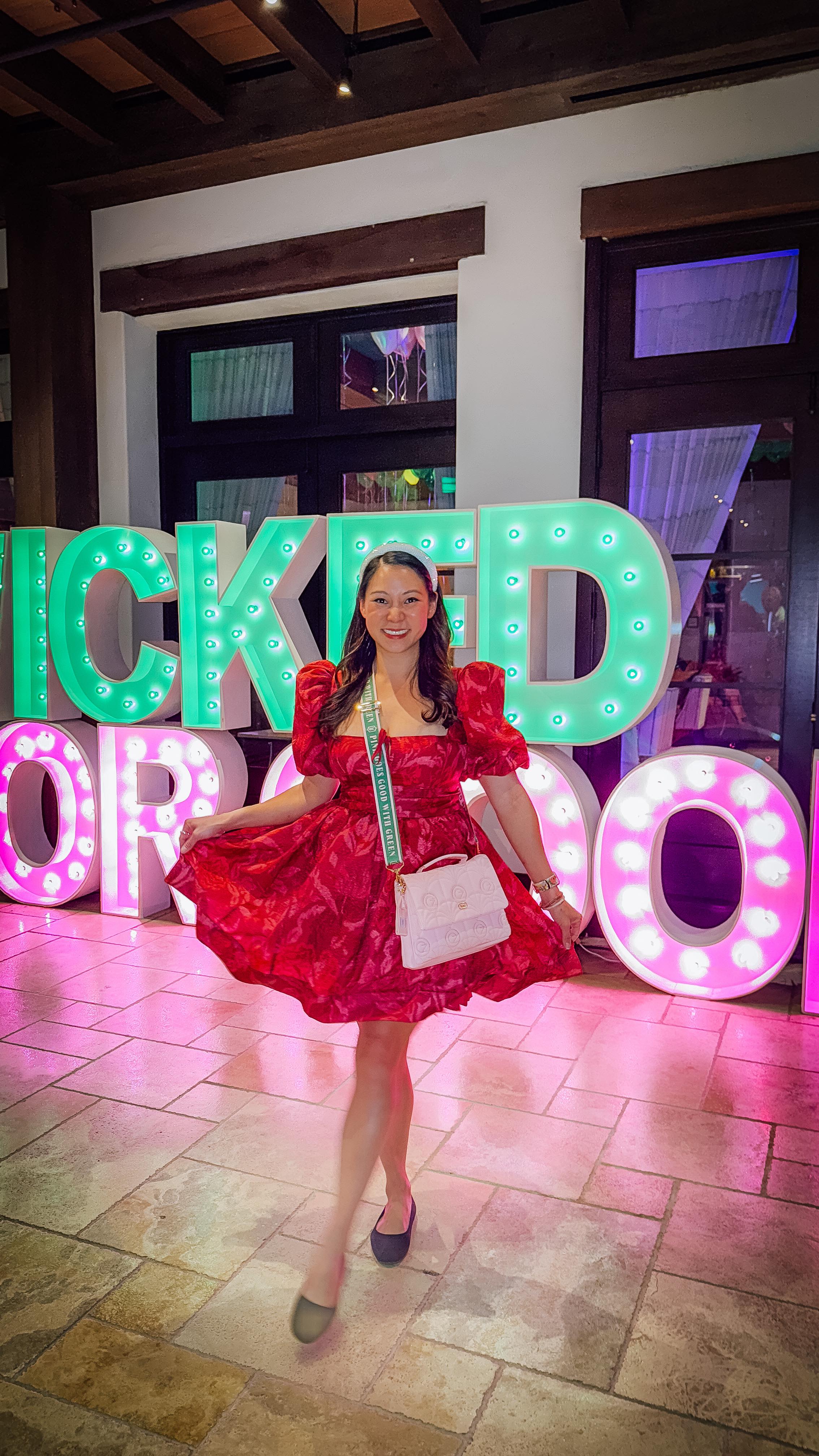 Instagram post by @a.magical.life.for.me for Lug. Caption reads: Channeling my inner Glinda to celebrate @luglife....