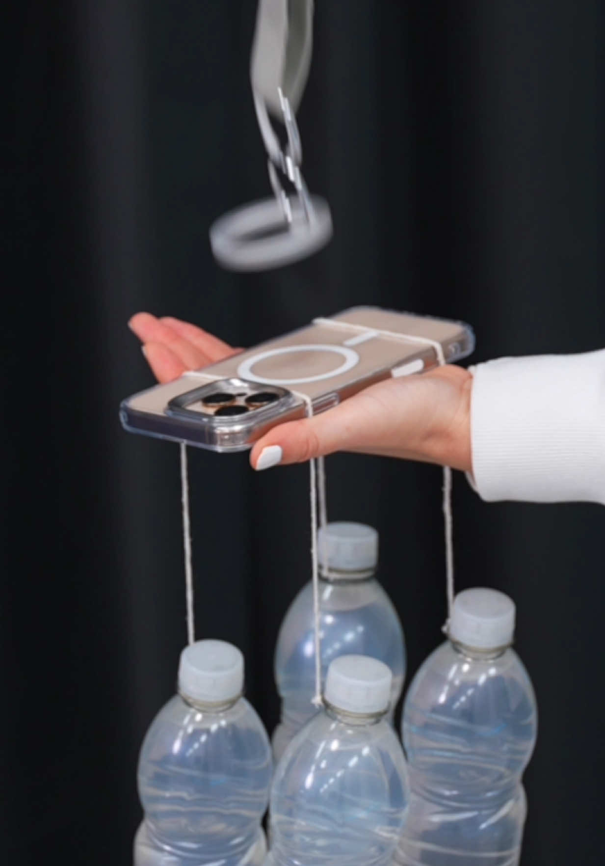 TikTok post by @hayls_world for ESR. Caption reads: HANDS DOWN 🤌🏻 the best iPhone case!  By FAR the....