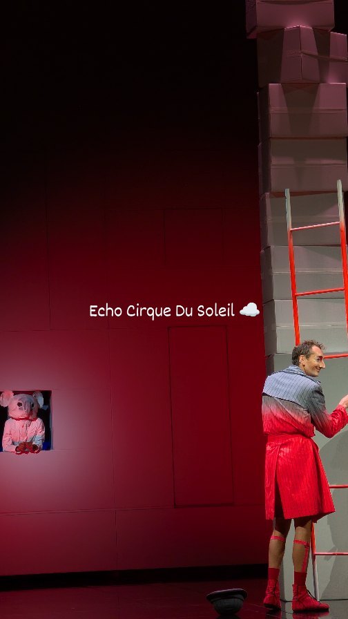 Instagram post by @wespeaknorthwest for Cirque du Soleil. Caption reads: [...] Was the big question ⁉️ Yes !....