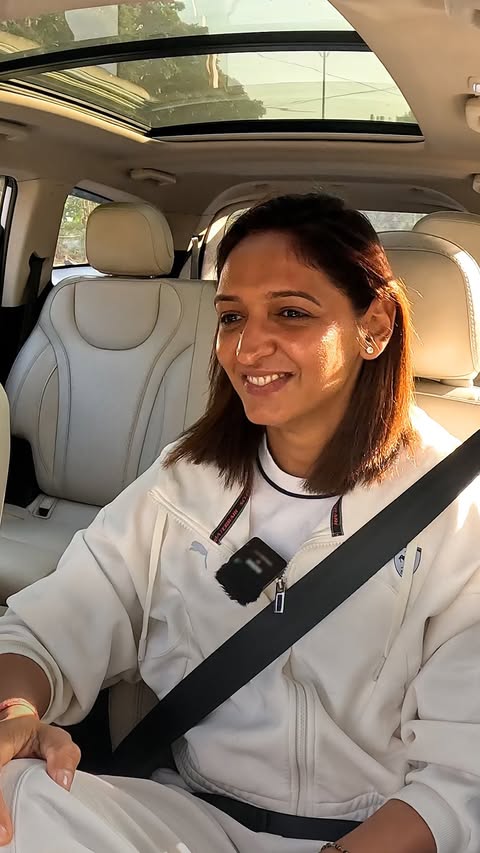 Instagram post by @imharmanpreet_kaur for Colgate. Caption reads: [...] discussed. Paratha bhi done😅. #Ad....