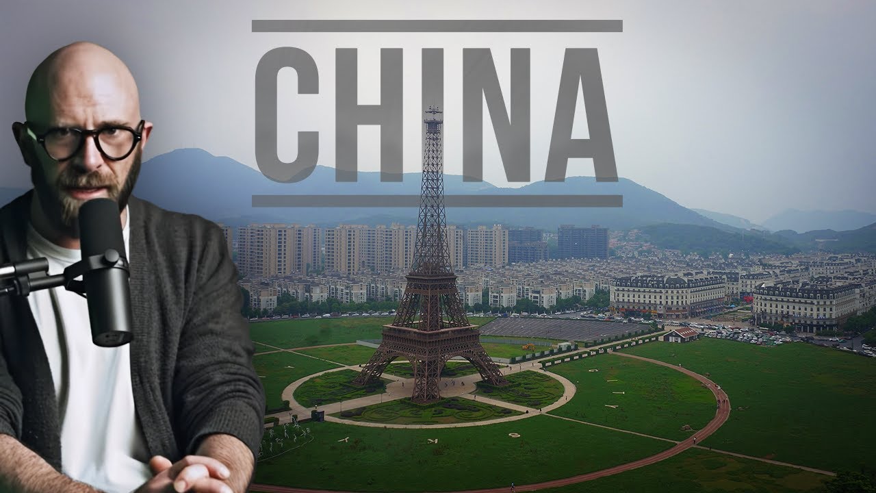 YouTube post by @Places302 for Surfshark. Caption reads: The Fake Everythings of China..