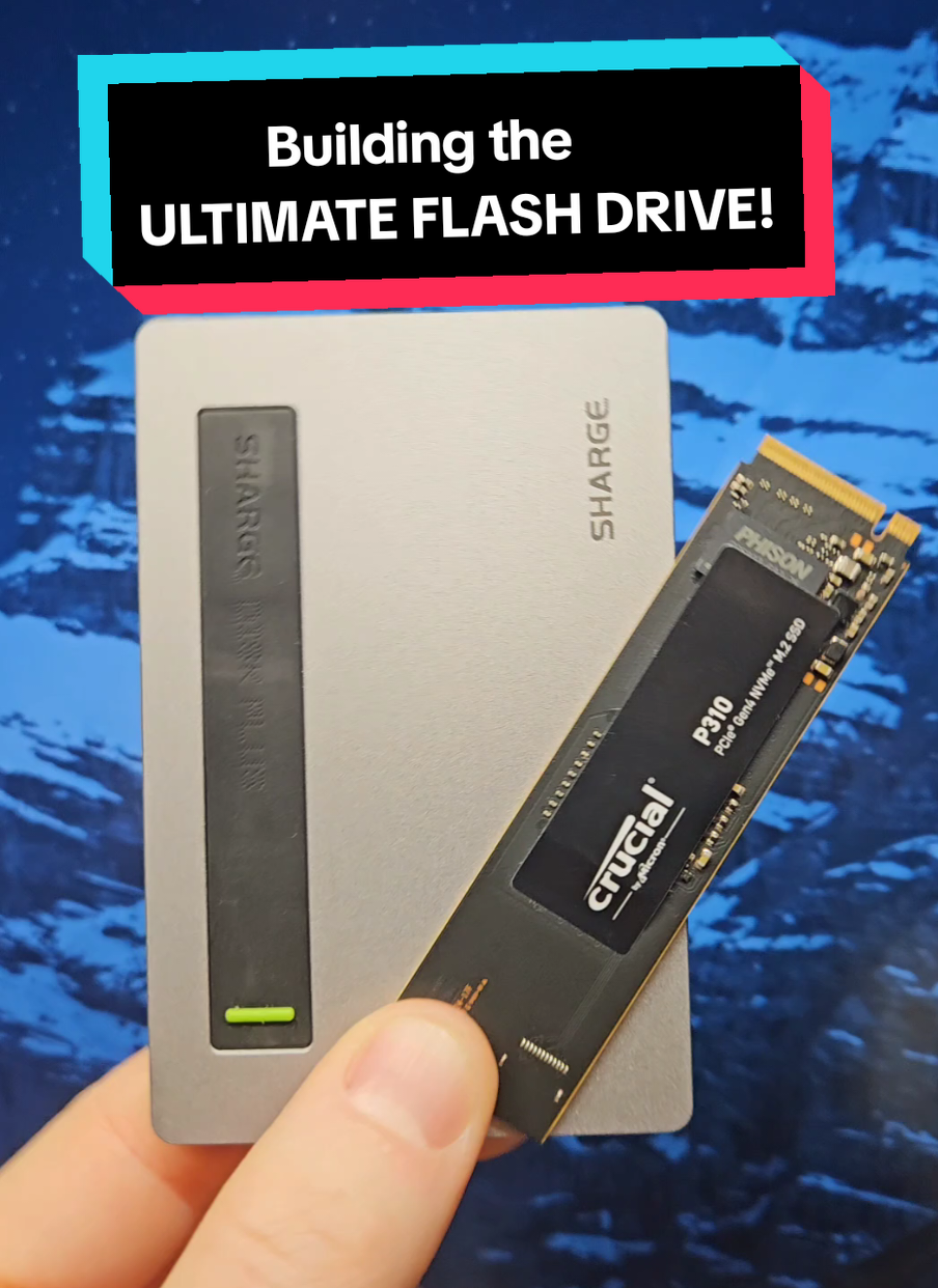 TikTok post by @lordgingerface for Sharge. Caption reads: [...] #technology #TikTokShop #storage @SHARGE....