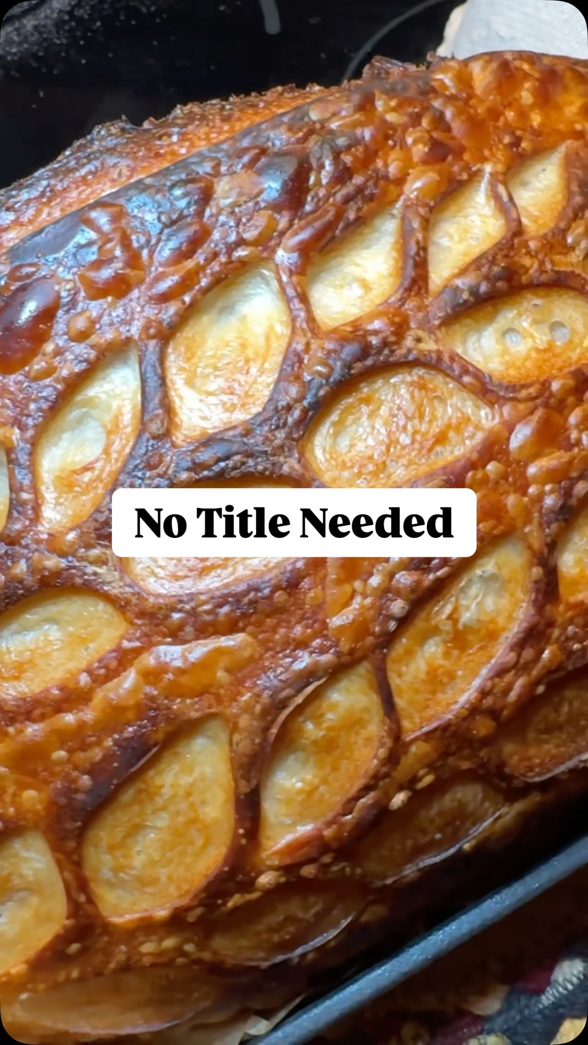 Instagram post by @lindsaysbread for Krustic. Caption reads: [...] I will never get over the power of this....