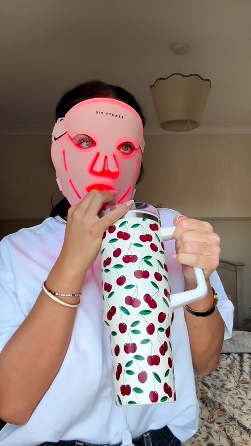 Instagram post by @reganellisx for BEAUTY PIE. Caption reads: AD Clinically proven results at him? Yes....