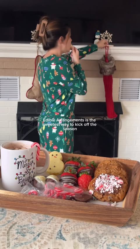 Instagram post by an influencer for Edible. Caption reads: [...] day is fueled by @ediblearrangements....