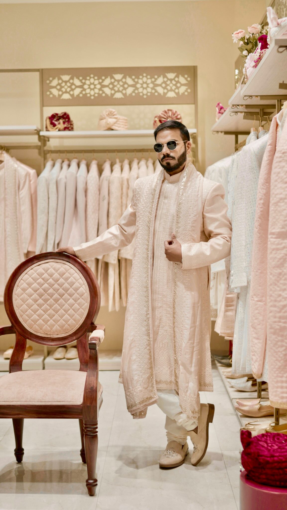 Instagram post by @agarwalrinks for Shoppers Stop. Caption reads: ✨Festive vibes only!✨
Had an amazing time....