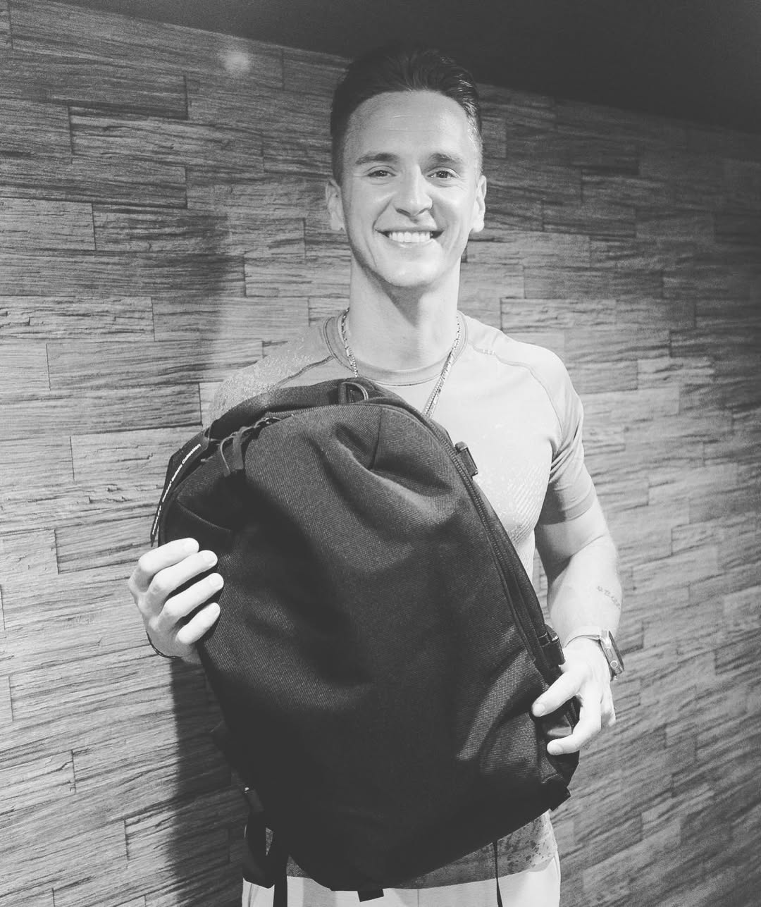 Instagram post by @ashleymbuchanan for Wexley. Caption reads: Thank you to @wexley.jp for the back pack! So many....