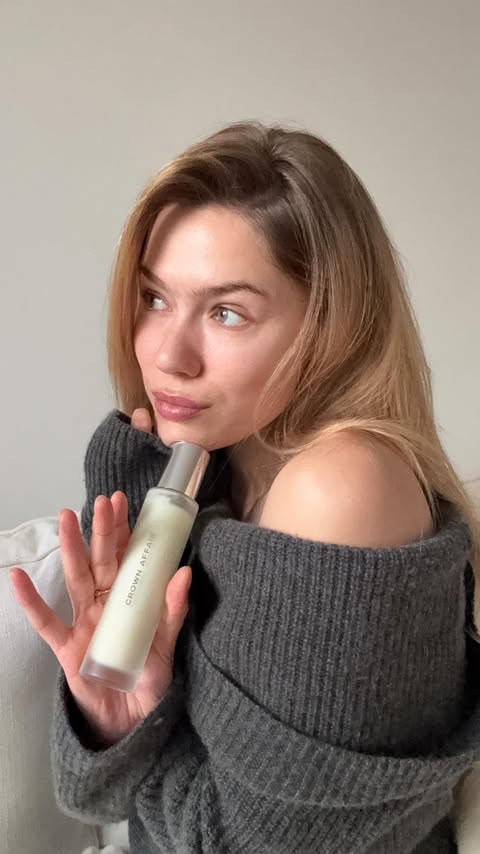 Instagram post by @margot.lee for Crown Affair. Caption reads: [...] with shiny, tangle-free strands with....