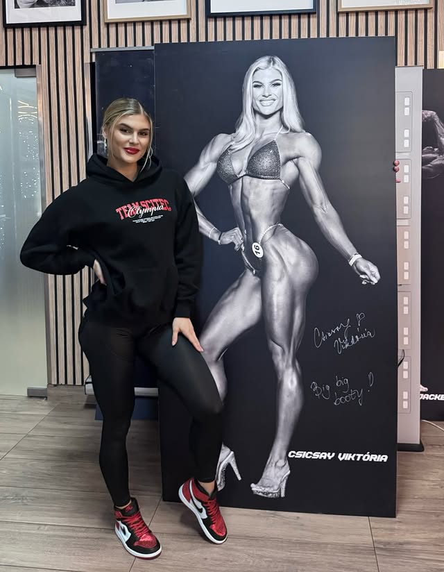 Instagram post by @viktoriacsicsay for Scitec Nutrition. Caption reads: Dreams come true! Always believe 🥹❤️

“Big big....
