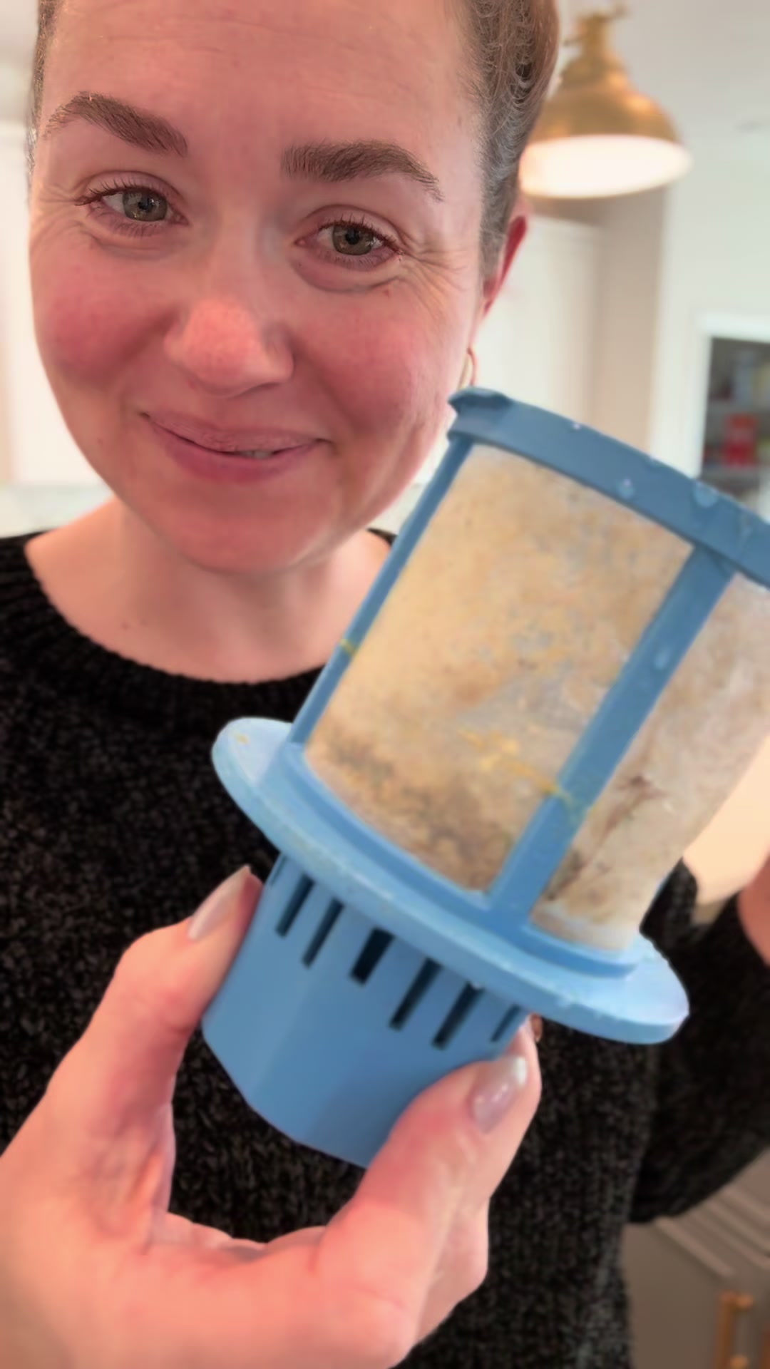 TikTok post by @nataliemommakingendsmeet for Sudstainables. Caption reads: [...] #dishwashercleaningtabs @Sudstainables.