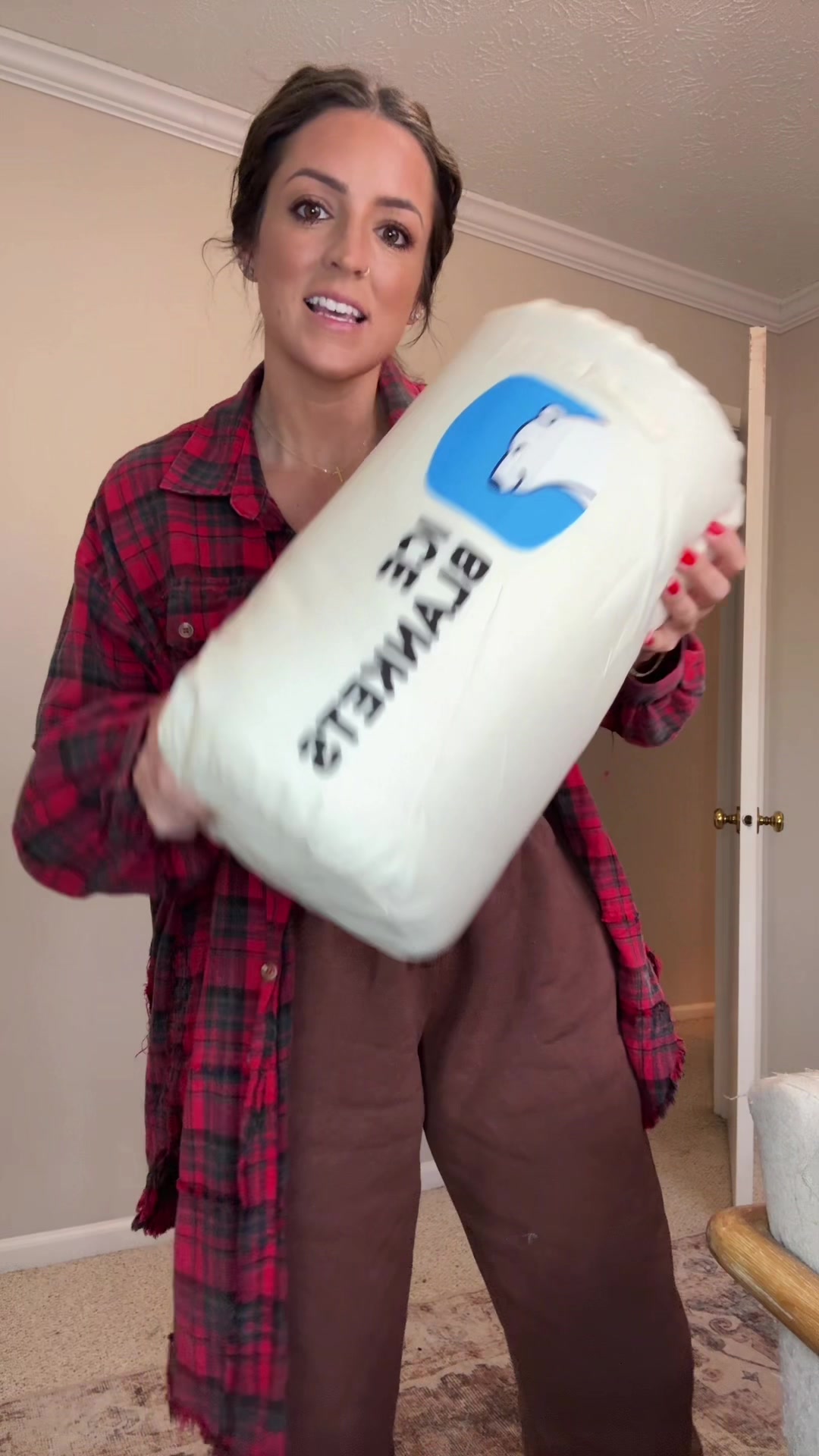 TikTok post by @_itsbriannam for Ice Blankets. Caption reads: I saw @Kelly Manno get the @Ice Blankets so I got....