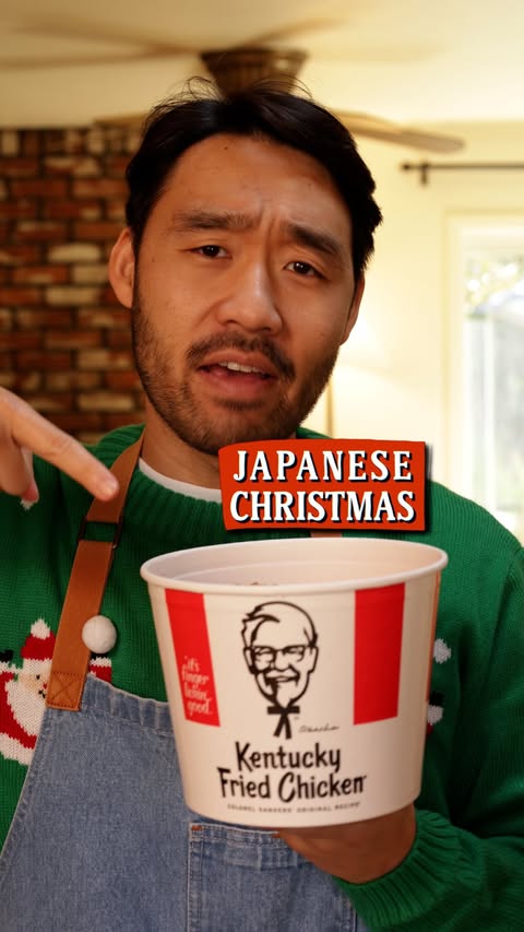 Instagram post by @shaunson_explains for Bachan’s. Caption reads: How to have a Japanese Christmas....