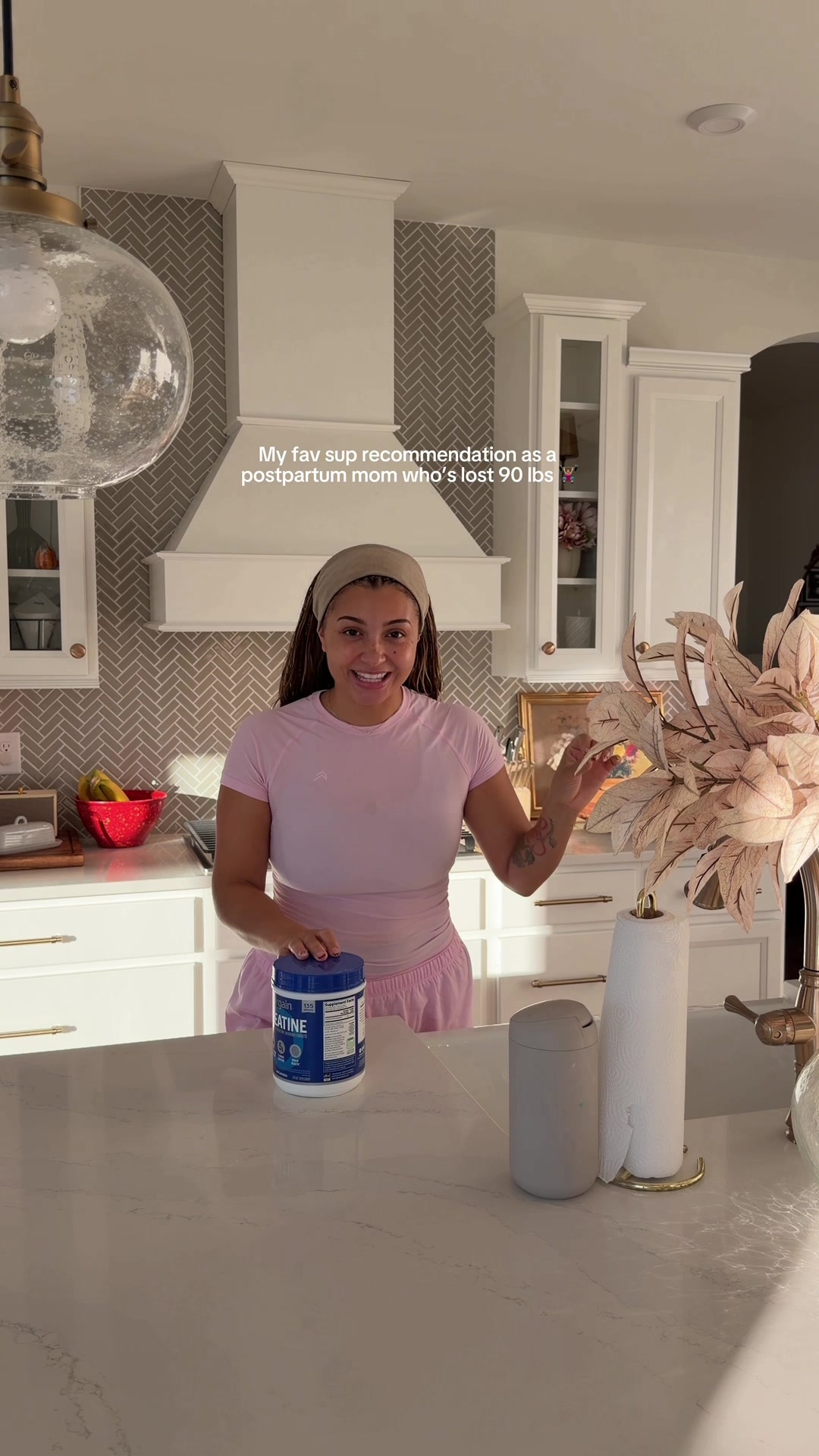 TikTok post by @themayagraves for Orgain. Caption reads: [...] let’s talk creatine - specifically....