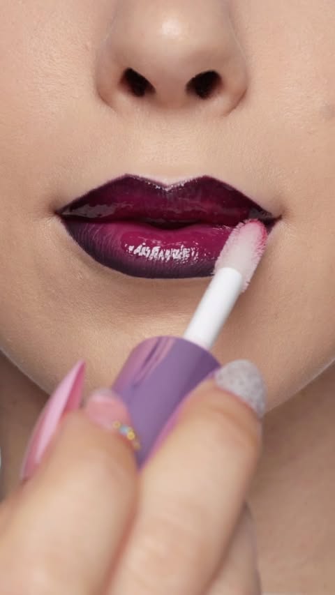 Instagram post by @ashleykaylamakeup for Milani Cosmetics. Caption reads: [...] matte lipstick. On top I used the....
