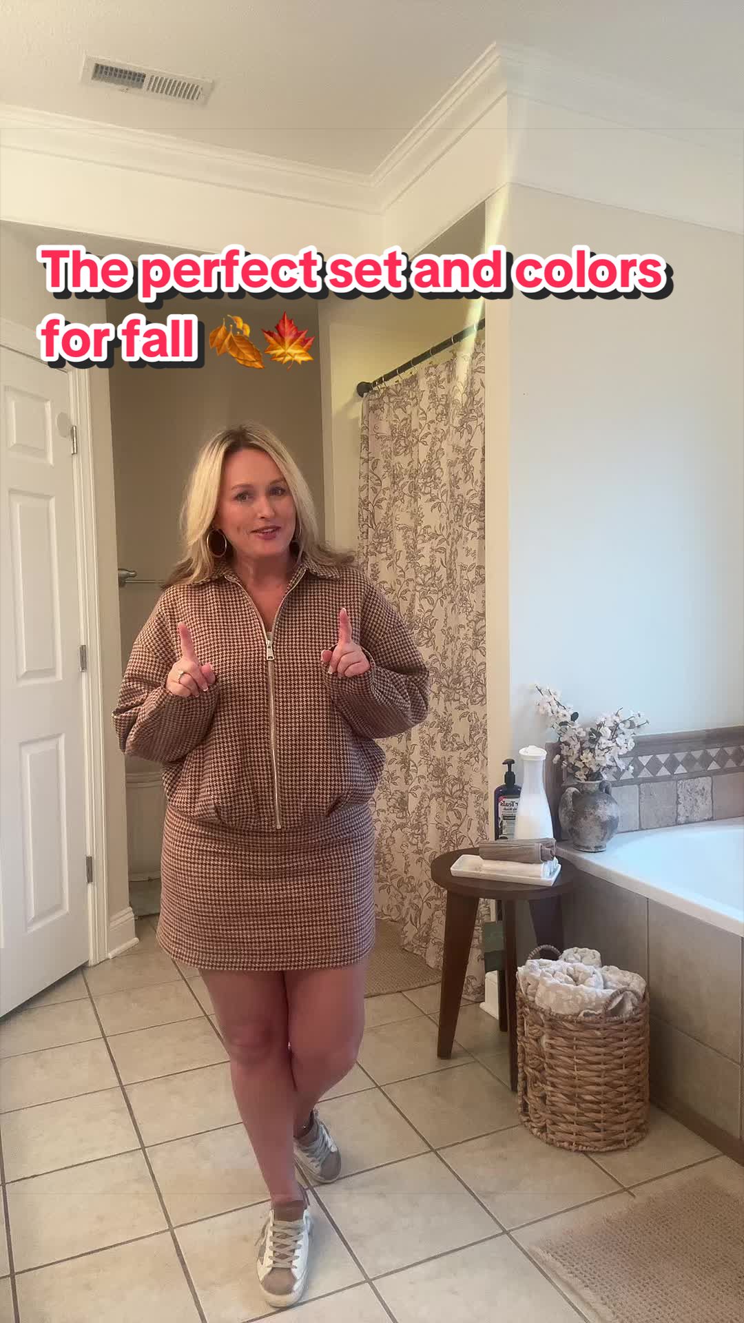 TikTok post by @lisamarie19877 for Tankaneo. Caption reads: @Tankaneo Fashion Such a cute two piece set 😍....