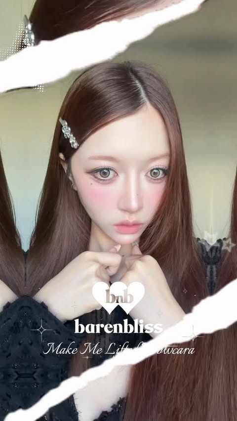 Instagram post by @ikjirat for Barenbliss. Caption reads: [...] และอยู่ทรงตลอดวัน~ #barenblissbrowcara [...].