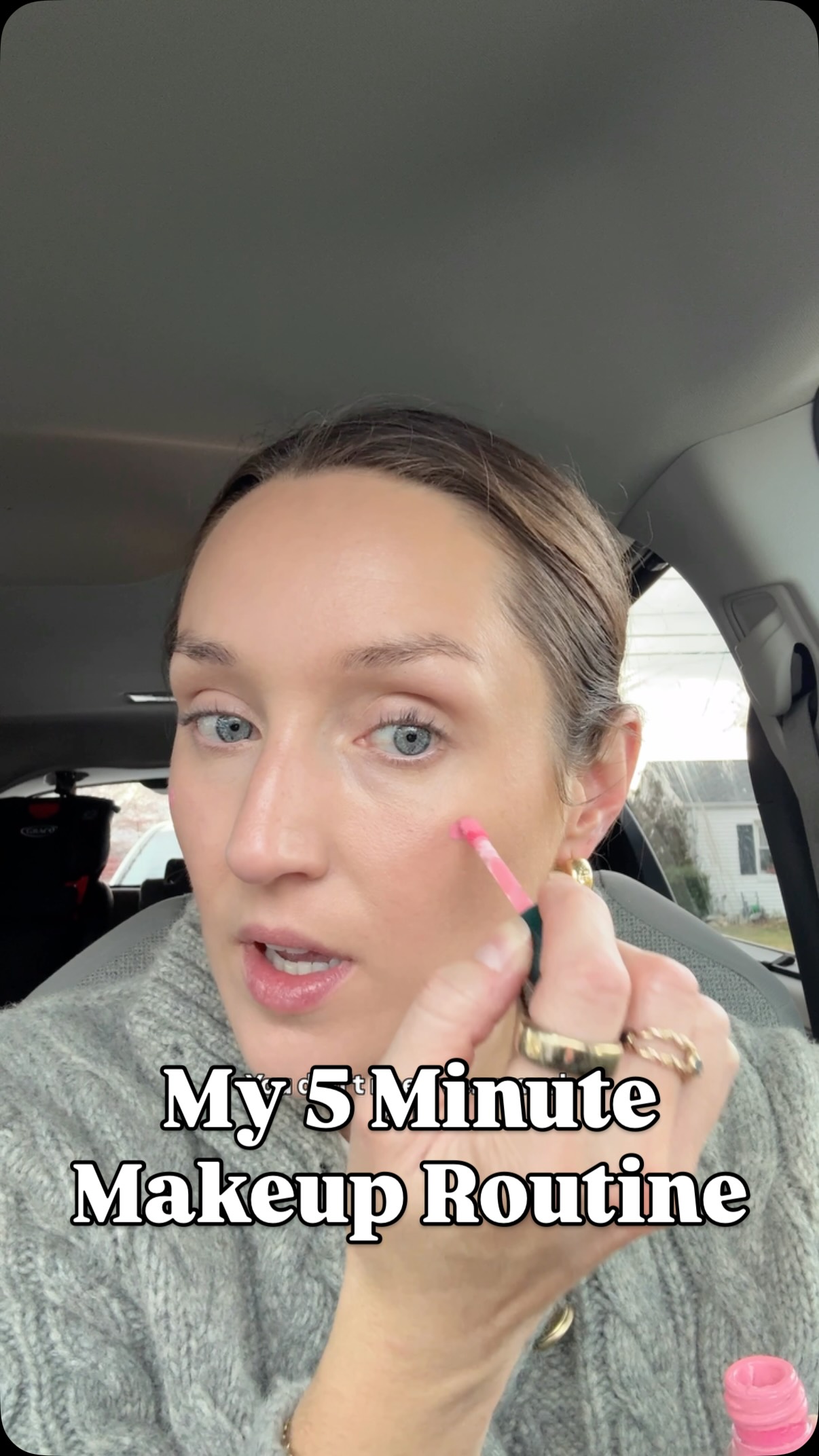 Instagram post by @momsinthemirror for Ultra Violette. Caption reads: My daily makeup routine. It’s gotten more and more....