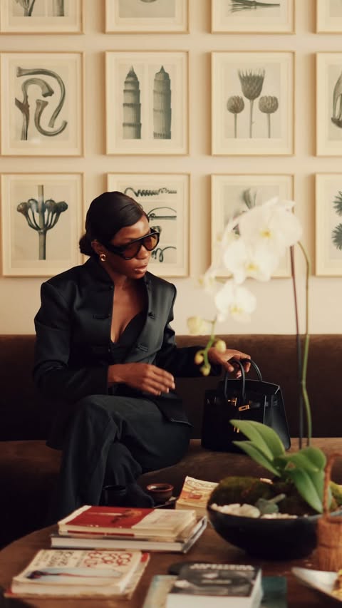 Instagram post by @mossonyi for ELEMIS. Caption reads: [...] jet lag to a hectic show schedule, the....