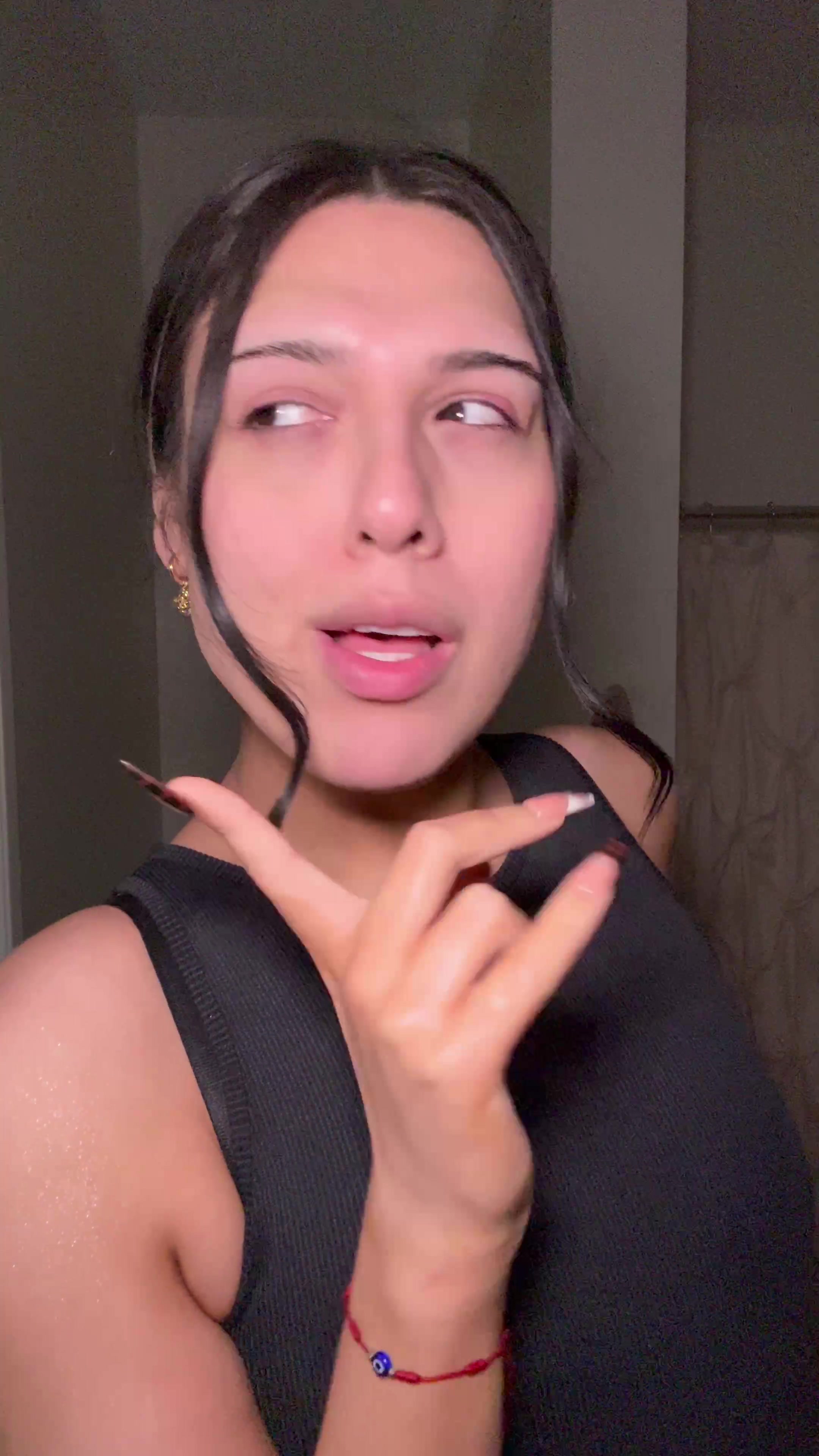 TikTok post by @athenalayna for Josie Maran. Caption reads: Nighttime routine   @Youth To The People @Josie....