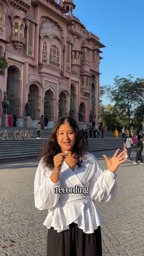 Instagram post by @travelwith_mehtaji for Digitek. Caption reads: #ad #digitek I’ve been using this mic for a while....